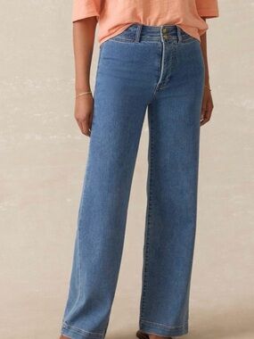Faherty Terry High-Rise Light Blue Women’s Jeans
